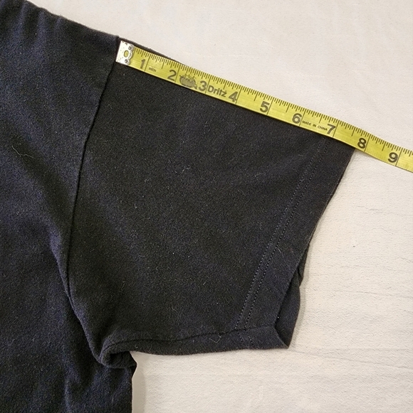 Star Wars Black Tee Shirt Red Letter Graphics Short Sleeve Top, sz LG - Picture 7 of 11